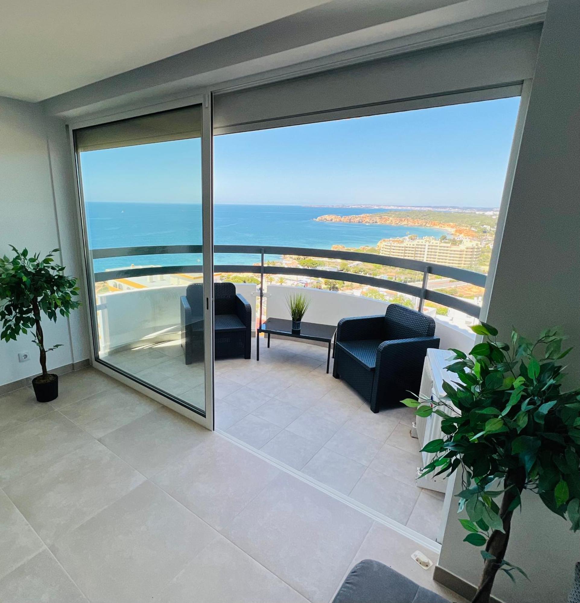 Top Ocean View Apartment - Amazing Sunset - Modern Style - Pool & 200M To Beach Portimao Exterior photo